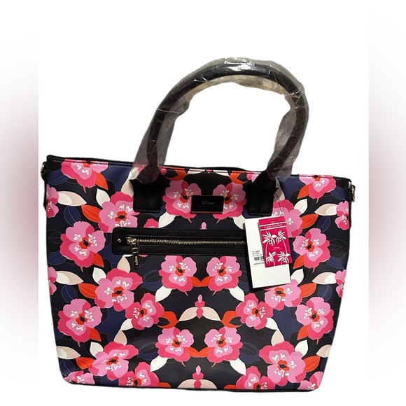 Trina Turk Handbags - Brand New gorgeous floral, blue / pink Trina Turk NWT purse Tote L #NWT #tote